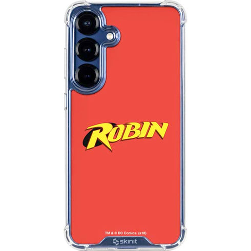 DC Comics Robin Official Logo Galaxy S25 Clear Case
